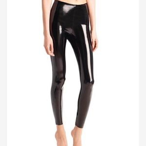 Faux leather leggings